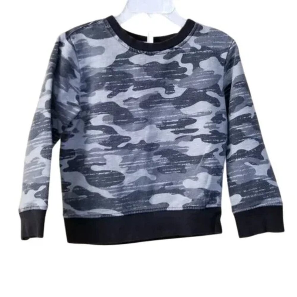 Little Boy Soverign coders grey pullover sweater size 4 (D13)